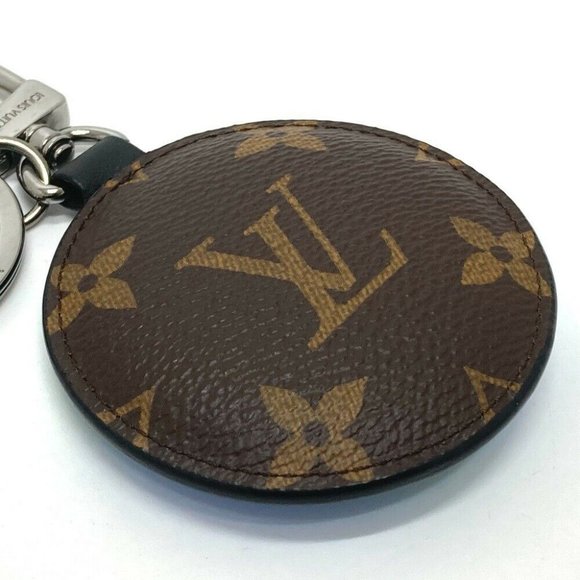 AUTHENTIC LOUIS VUITTON M68307 Monogram Porte Crepadid charm Key Holder Brown x - Picture 8 of 8